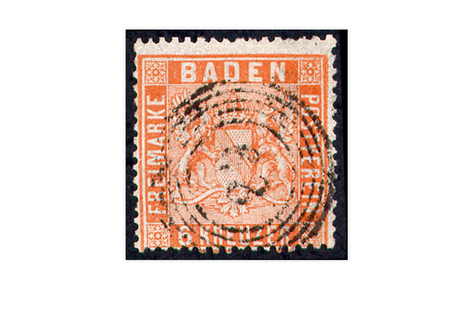 Briefmarke Altdeutschland Baden Freimarke 1860 Michel-Nr. 11 a gestempelt 
 