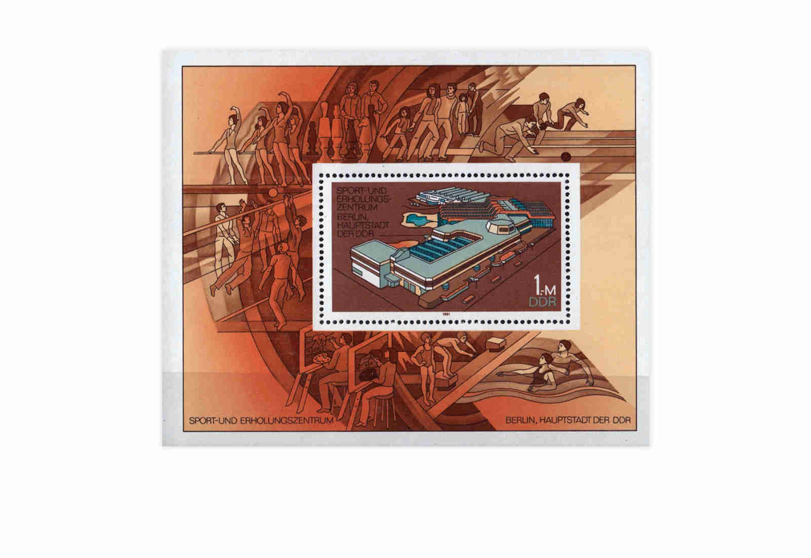 DDR Block 64 Sport und Erholungszentrum 1981 **