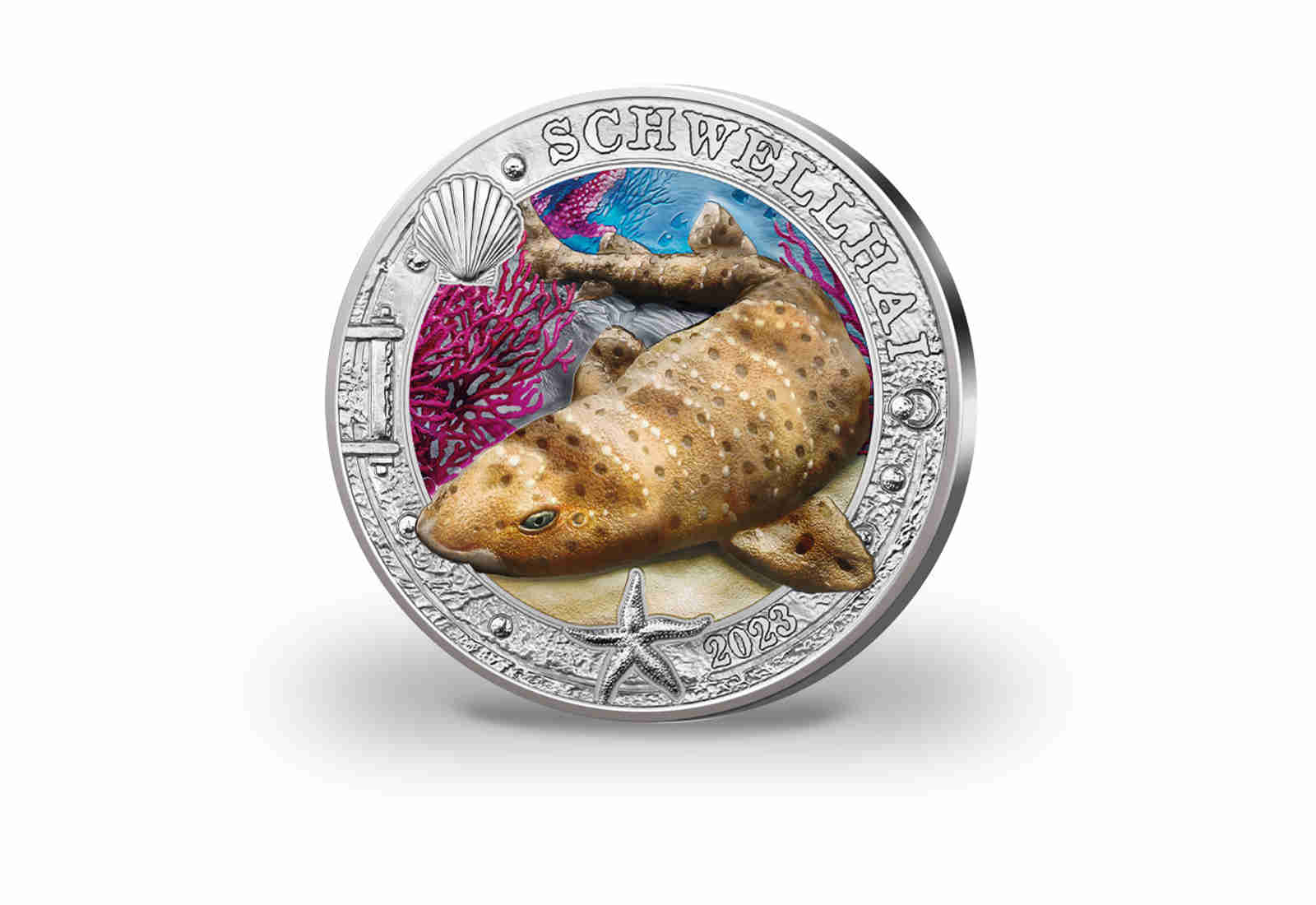 3 Euro 2023 Österreich Schwellhai Buntmetall bfr.