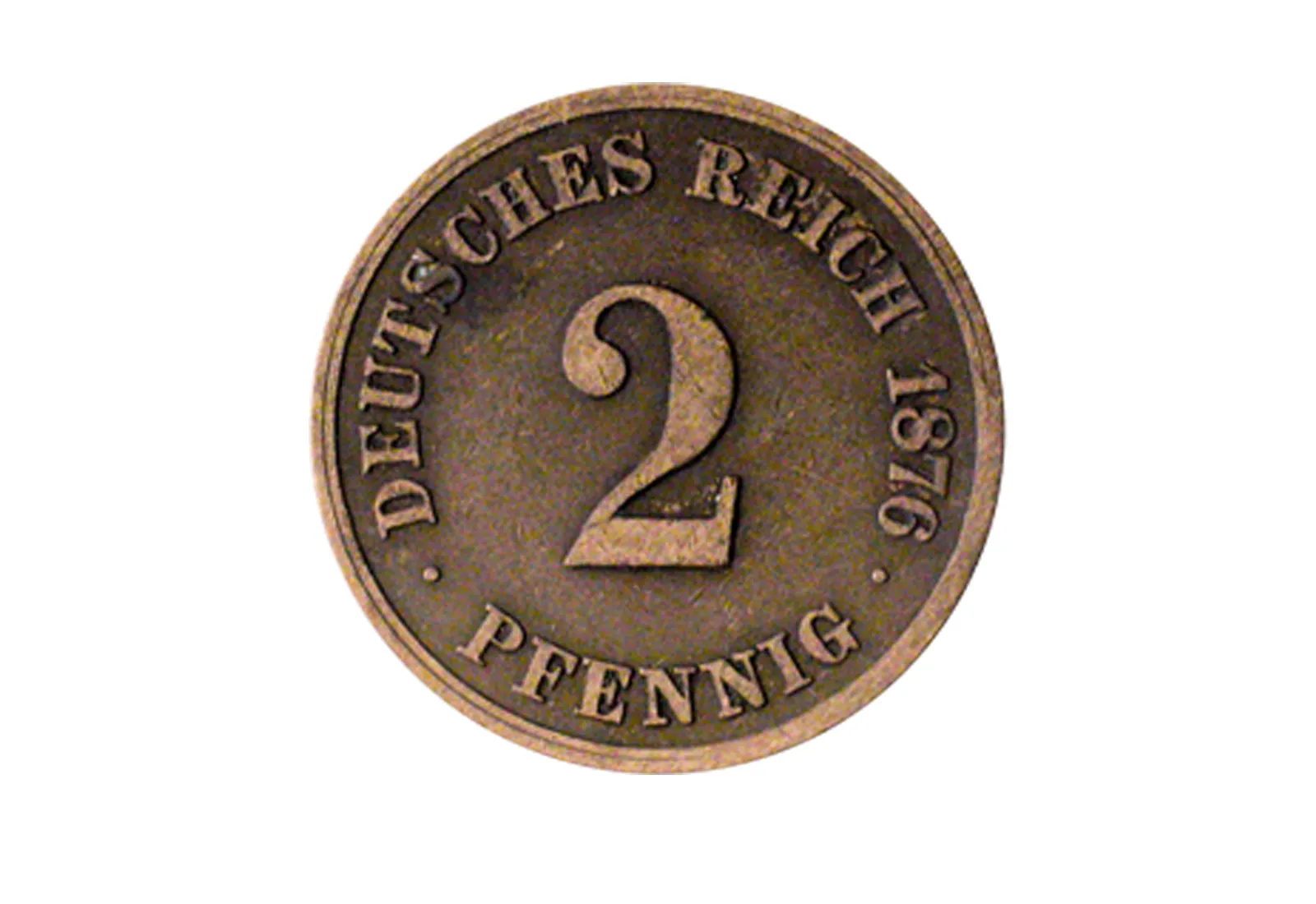 2 Pfennig 1873-1877 Kaiserreich Umlaufmünze Jaeger-Nr. 2