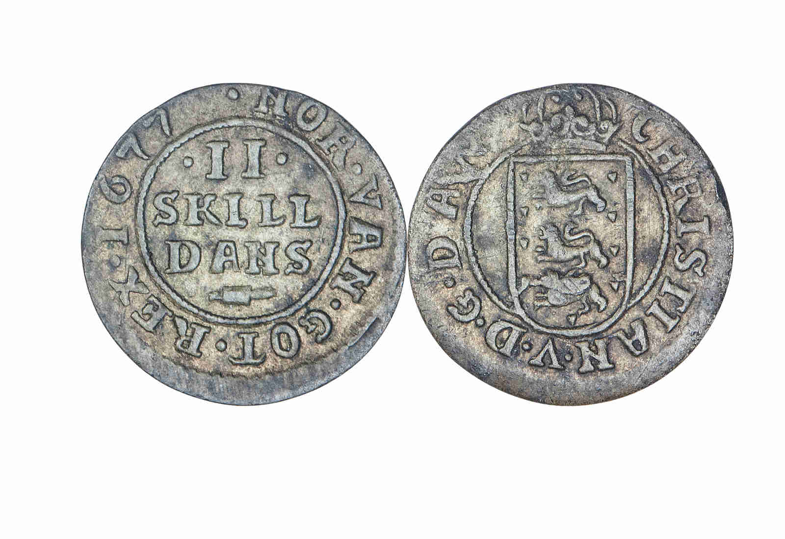 Schilling 2er Set Dänemark und Schweden