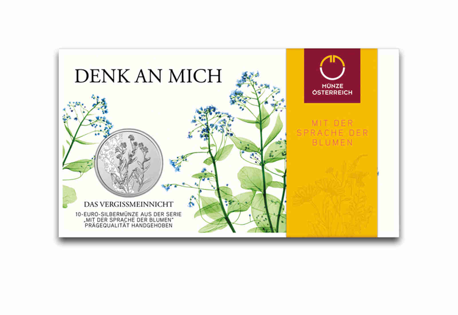 10 Euro 2023 Österreich Das Vergissmeinnnicht hgh