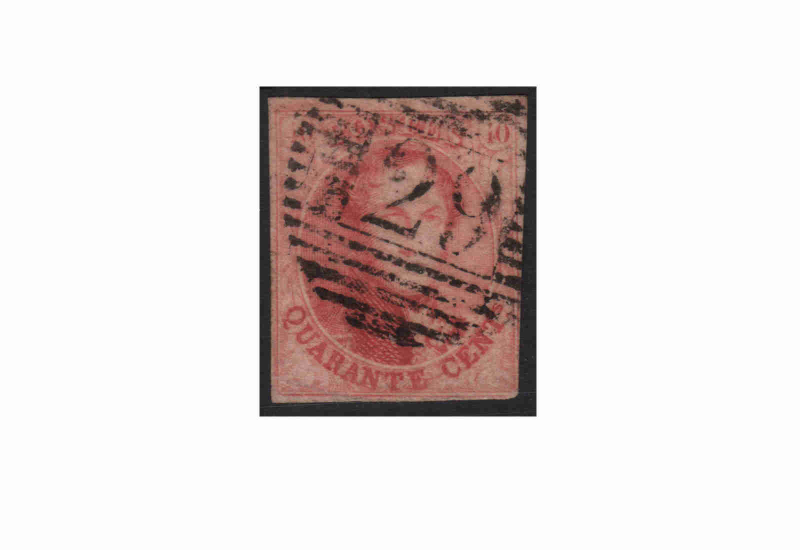 Belgien Leopold I. 1851/1854 Michel-Nr. 5 B gestempelt