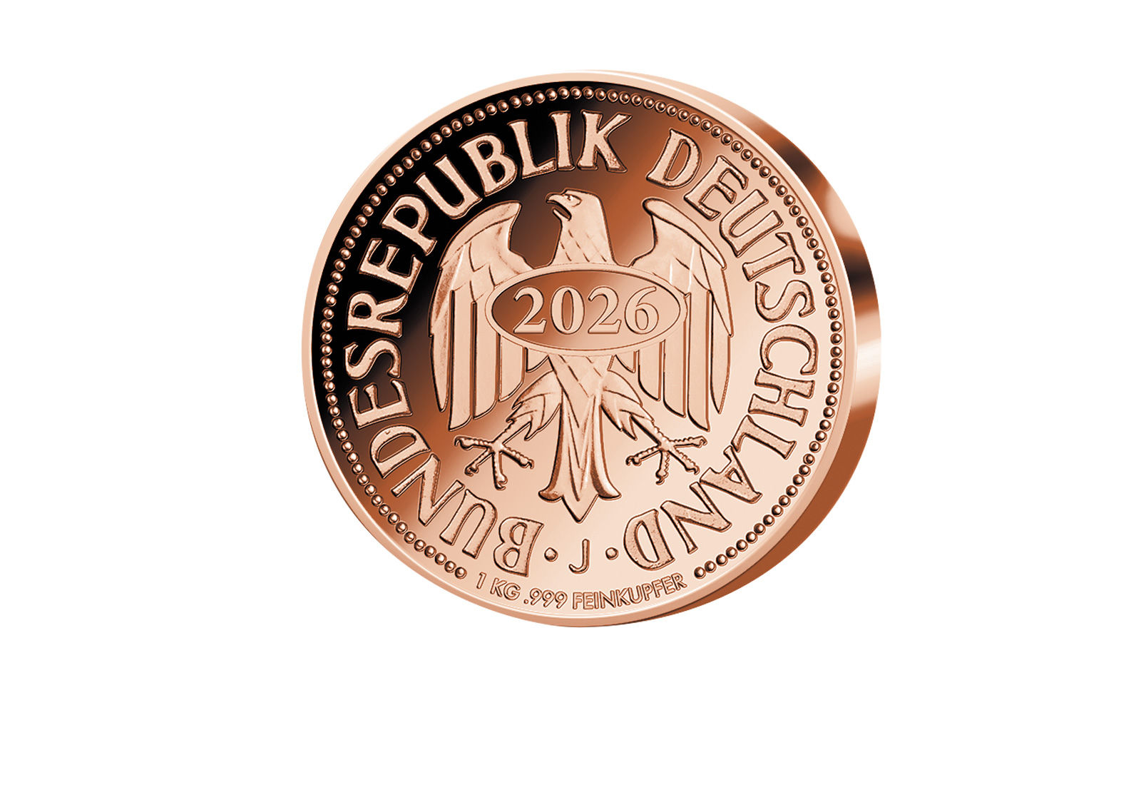 1 Deutsche Mark 2001 mit Privy Mark 25 Jahre Abschied - XXL Neuprägung