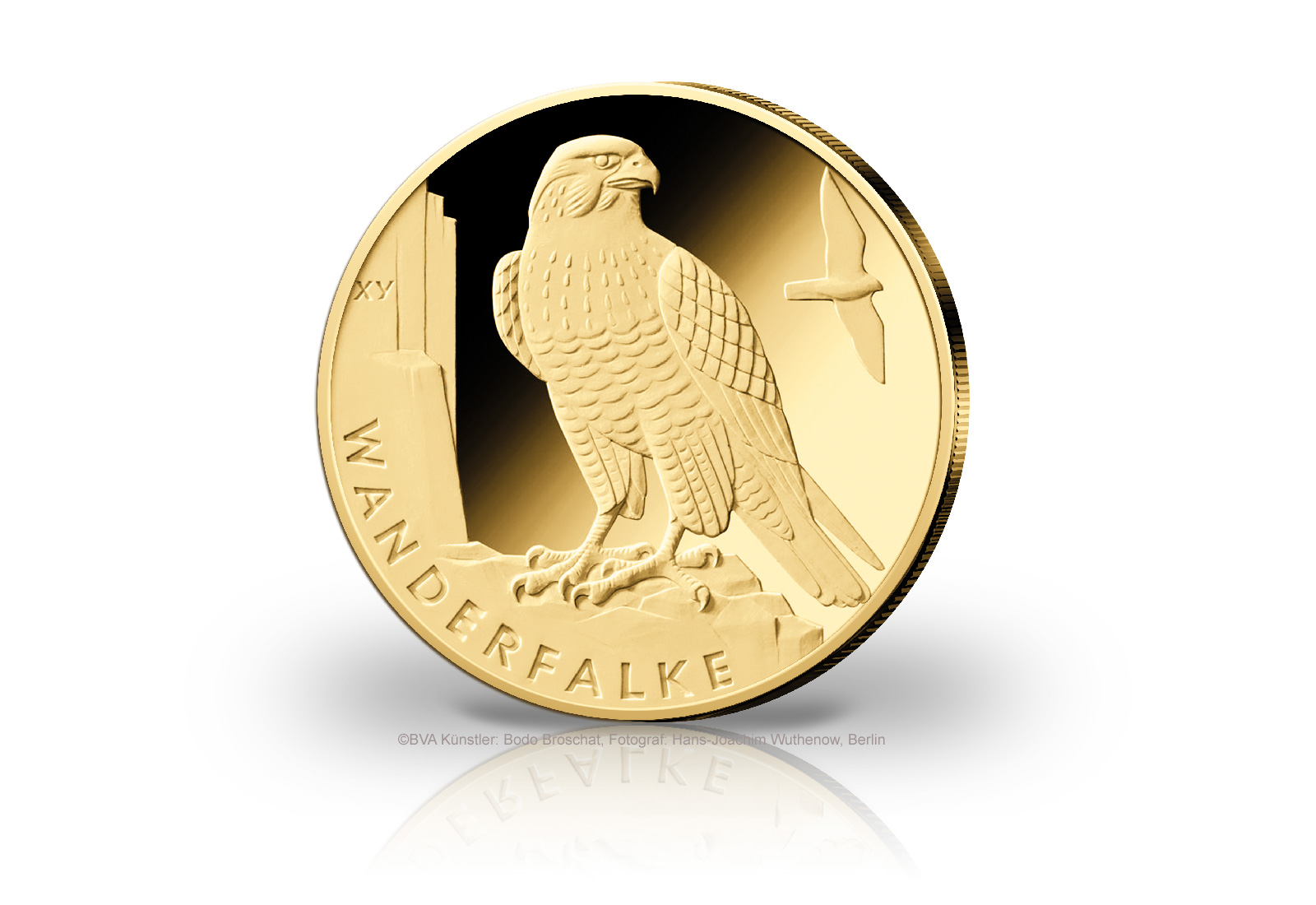 20 Euro 2019 Goldmünze Deutschland Wanderfalke Prägestätte unserer Wahl