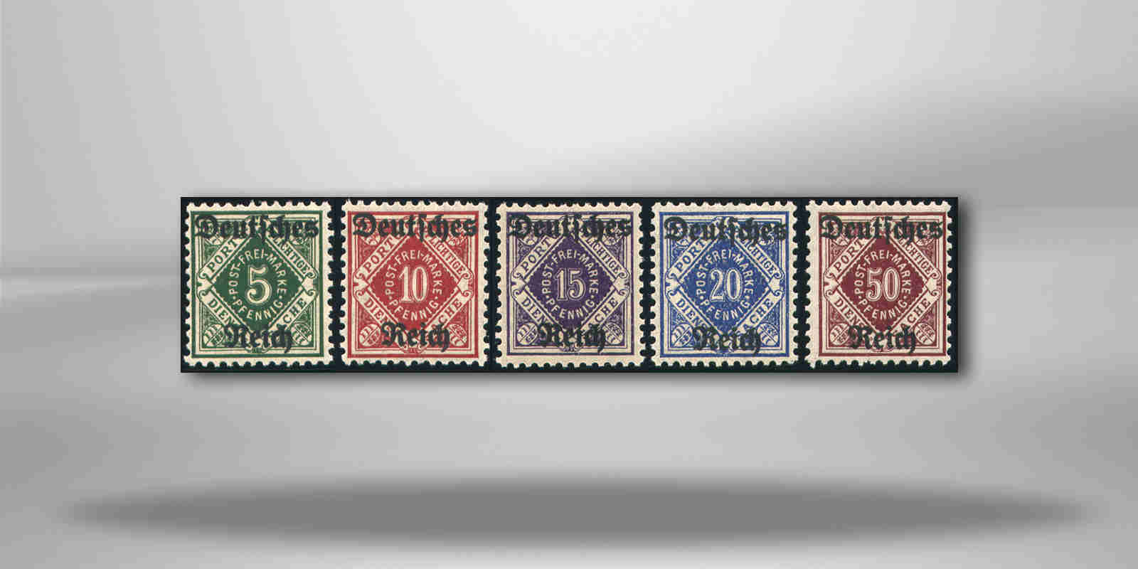 Deutsches Reich Mi. Nr. D 52/56 postfrisch