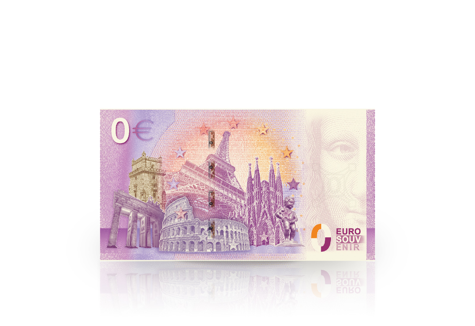 0 Euro Banknote Ägypten Tutanchanum