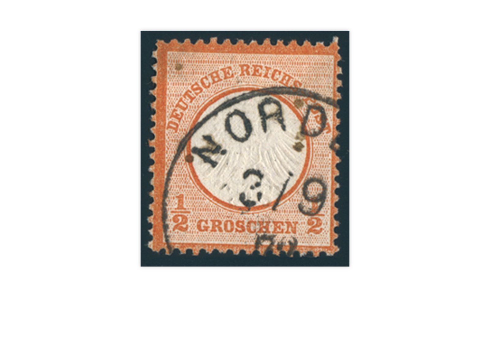 Briefmarke Deutsches Reich Brustschild 1872 Michel-Nr. 14 gestempelt
