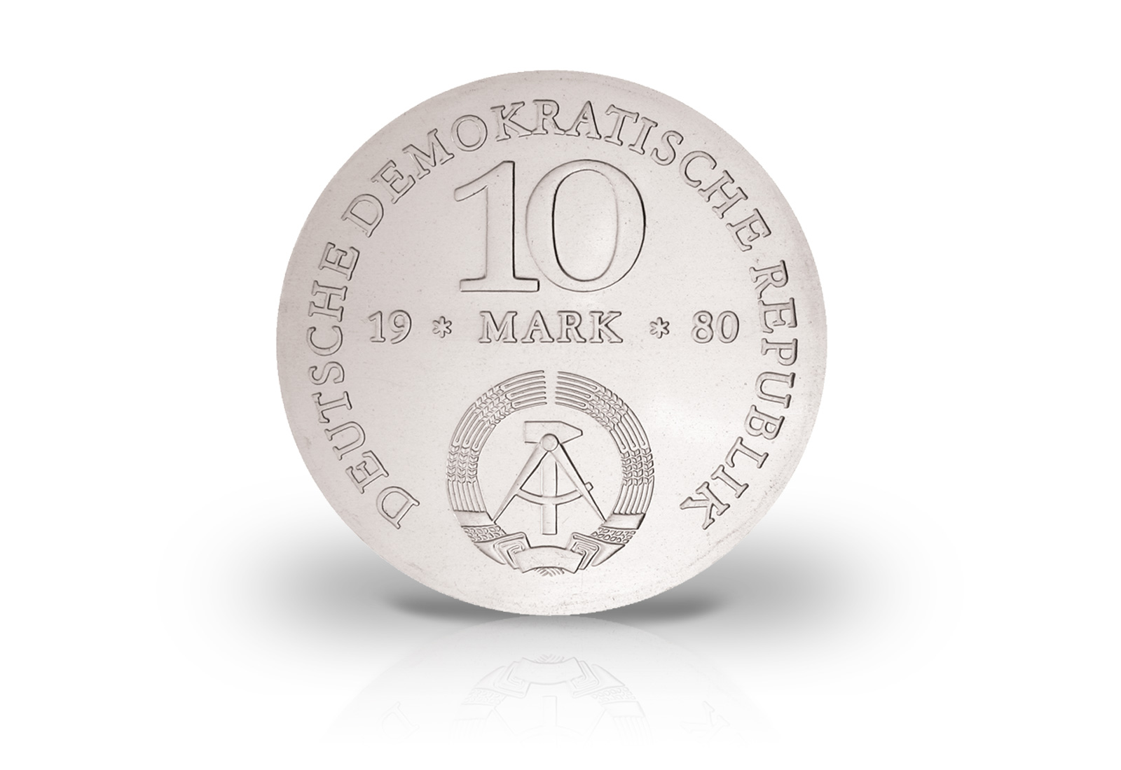 10 Mark Gedenkmünze 1980 DDR Scharnhorst Jaeger-Nr. 1577