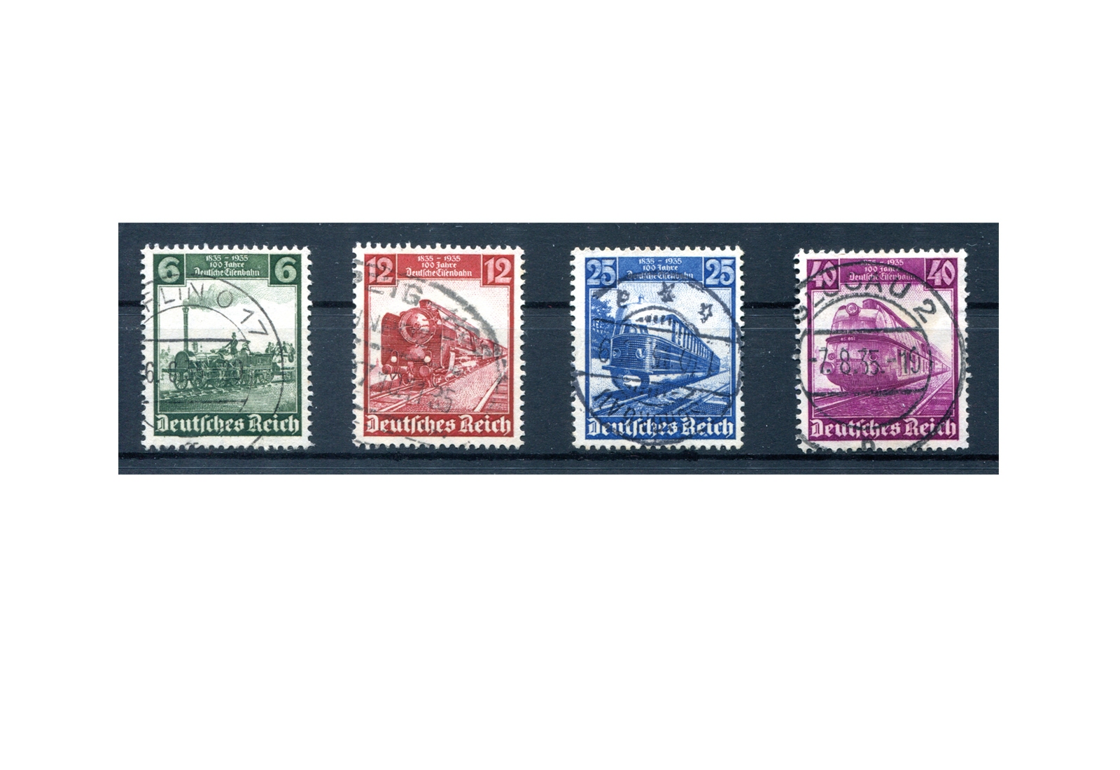 Deutsches Reich Mi.Nr. 580/583 gestempelt