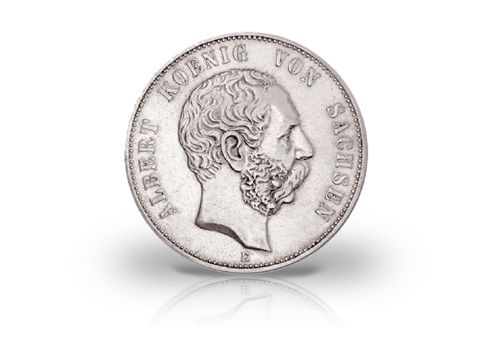 2 Mark 1891-1902 Deutsches Kaiserreich Sachsen Albert Jaeger-Nr. 124