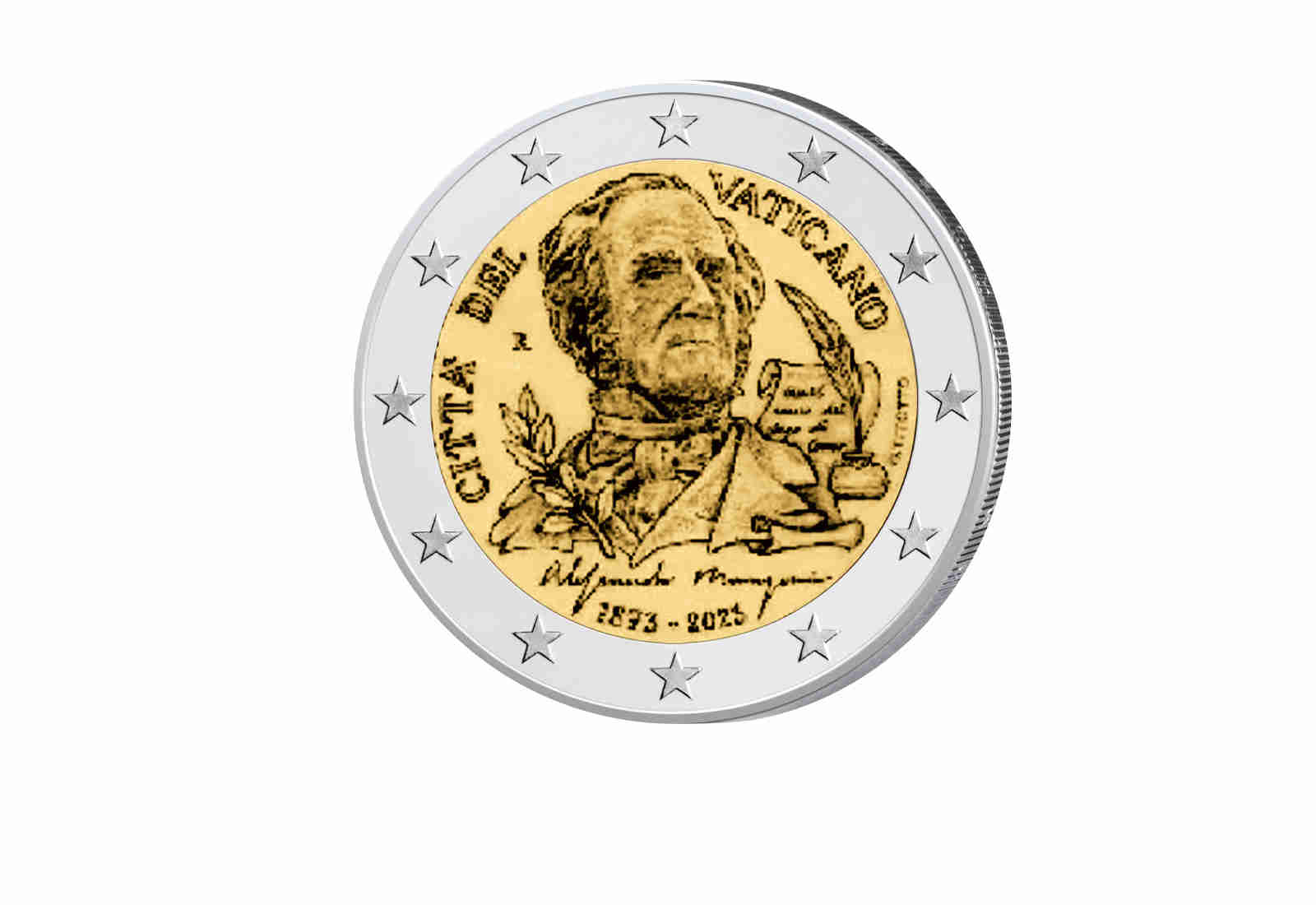 2 Euro 2023 Vatikan 150. Todestag von Alessandro Manzoni st