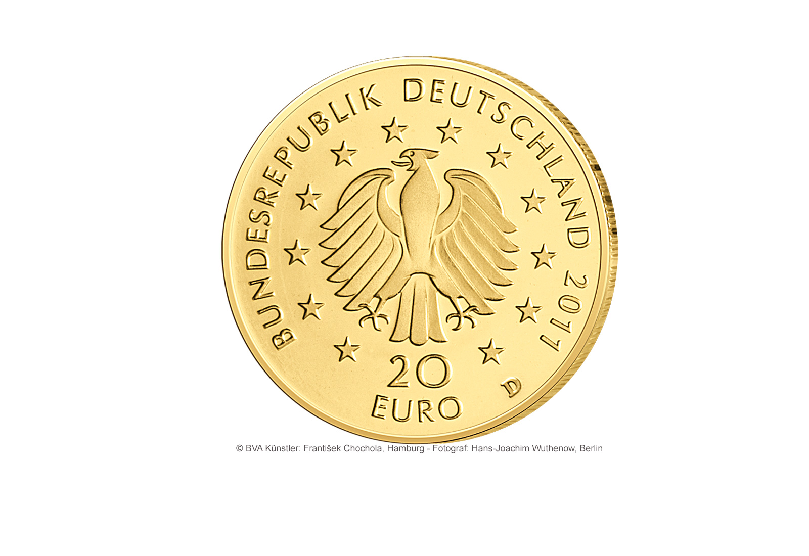 20 Euro 2011 Goldmünze Deutschland Buche Prägestätte unserer Wahl