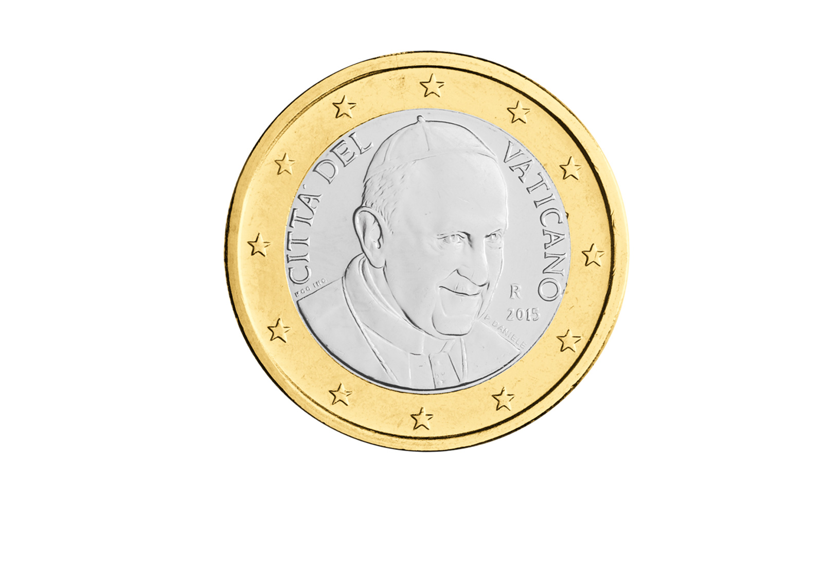 1 Euro 2015 Vatikan Papst Fanziskus st