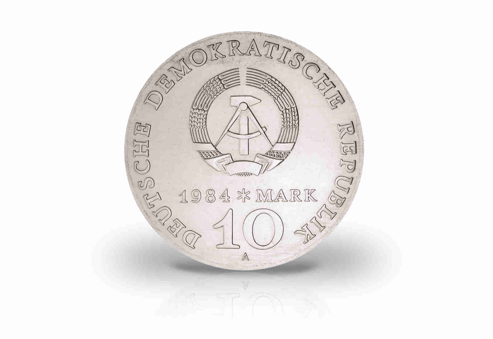 10 Mark Gedenkmünze 1983 DDR Alfred Brehm Jaeger-Nr. 1597