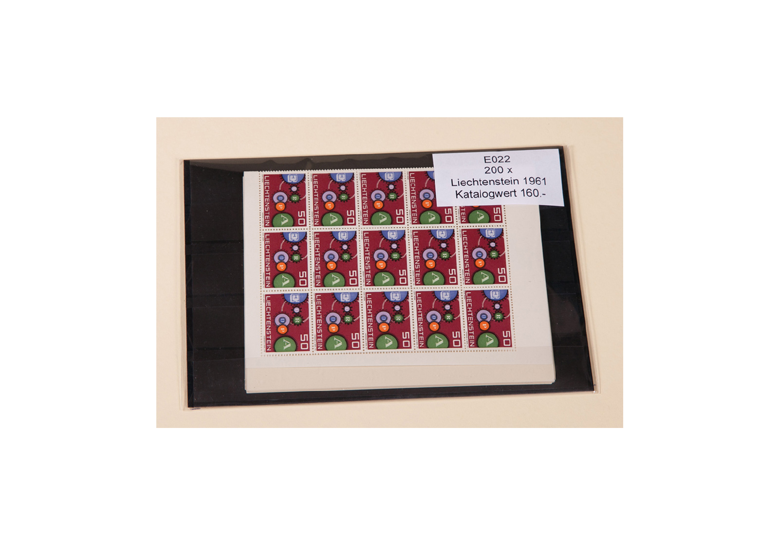 Briefmarken Liechtenstein CEPT 1961 Michel-Nr. 414 postfrisch per 200 Stück