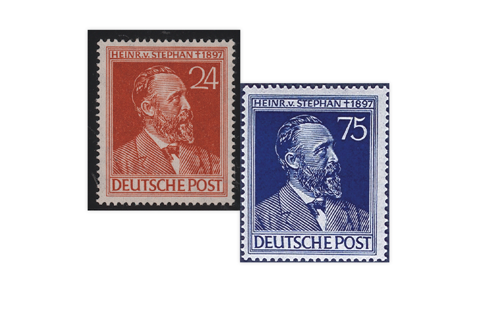 Alliierte Besetzung Heinrich von Stephan Mi.Nr. 963/64 postfrisch