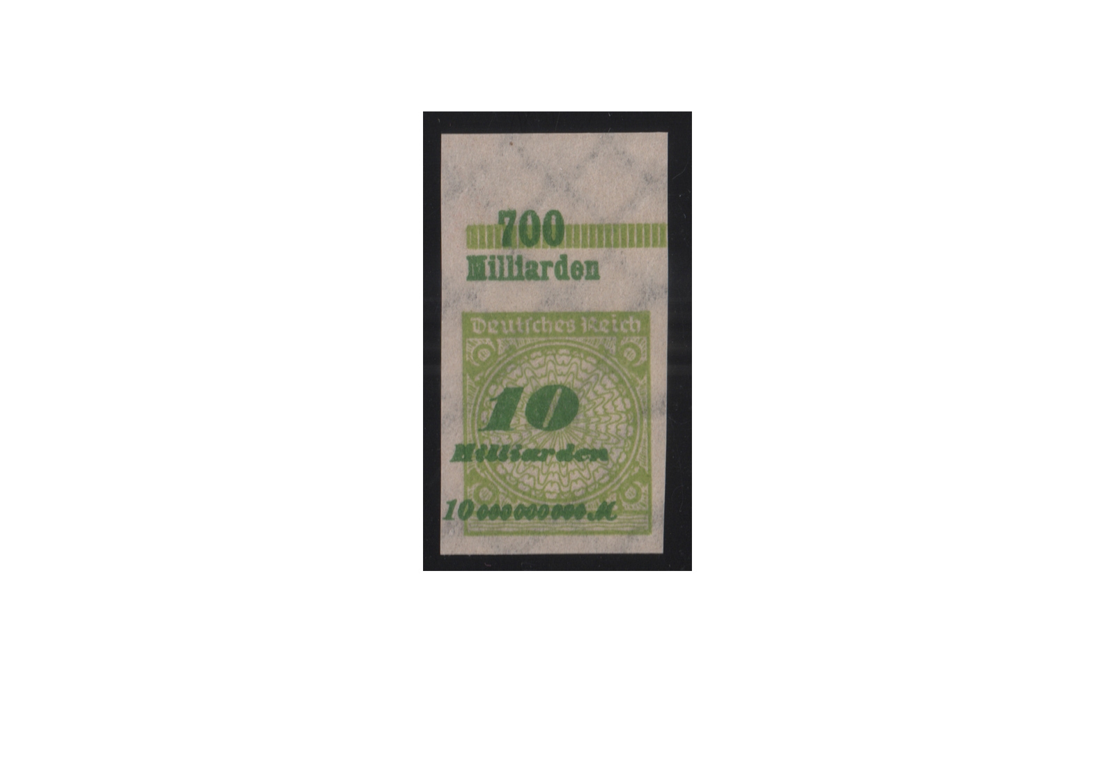 Briefmarke Deutsches Reich Korbdeckel 1923 Michel-Nr. 328 U OR postfrisch