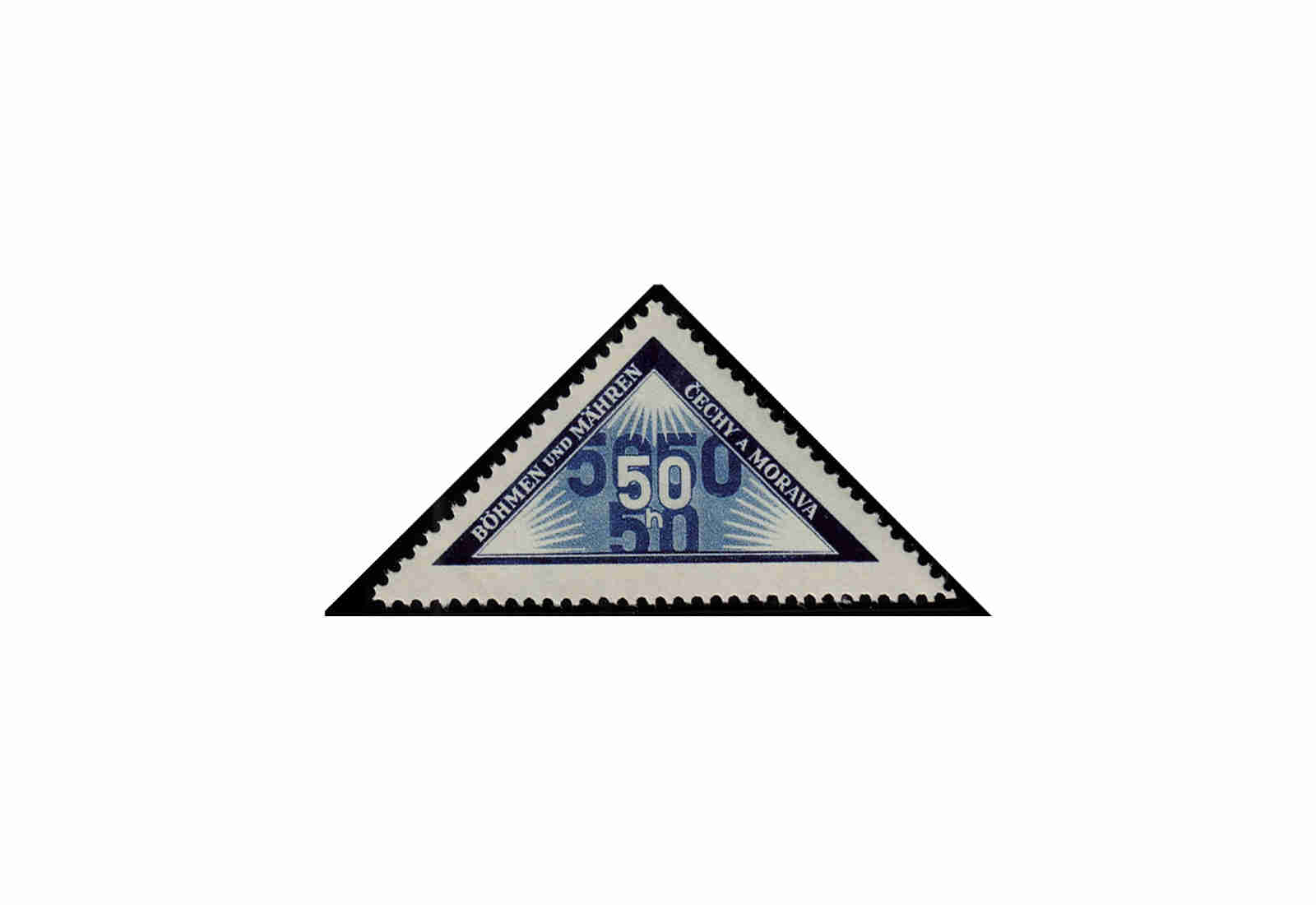 Briefmarken Böhmen und Mähren Zustellungsmarke Michel-Nr. 52 postfrisch