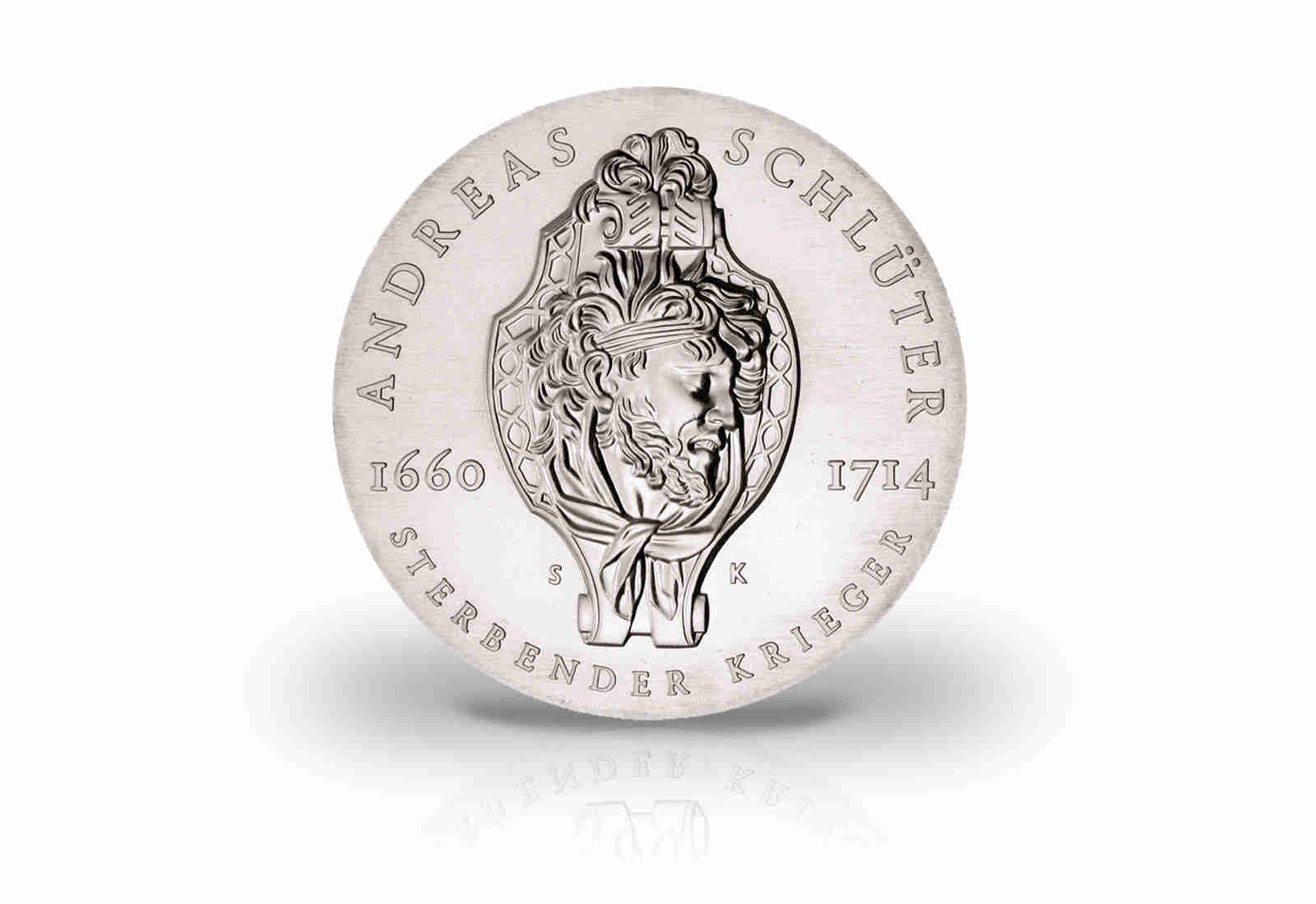 20 Mark Gedenkmünze 1990 DDR  A. Schlüter Jaeger-Nr. 1634