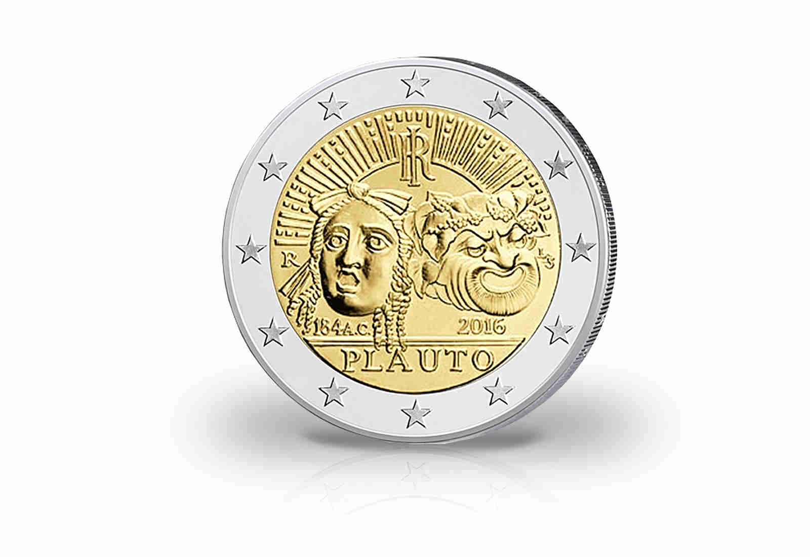2 Euro 2016 Italien 2.200 Todestag Titus Plautus