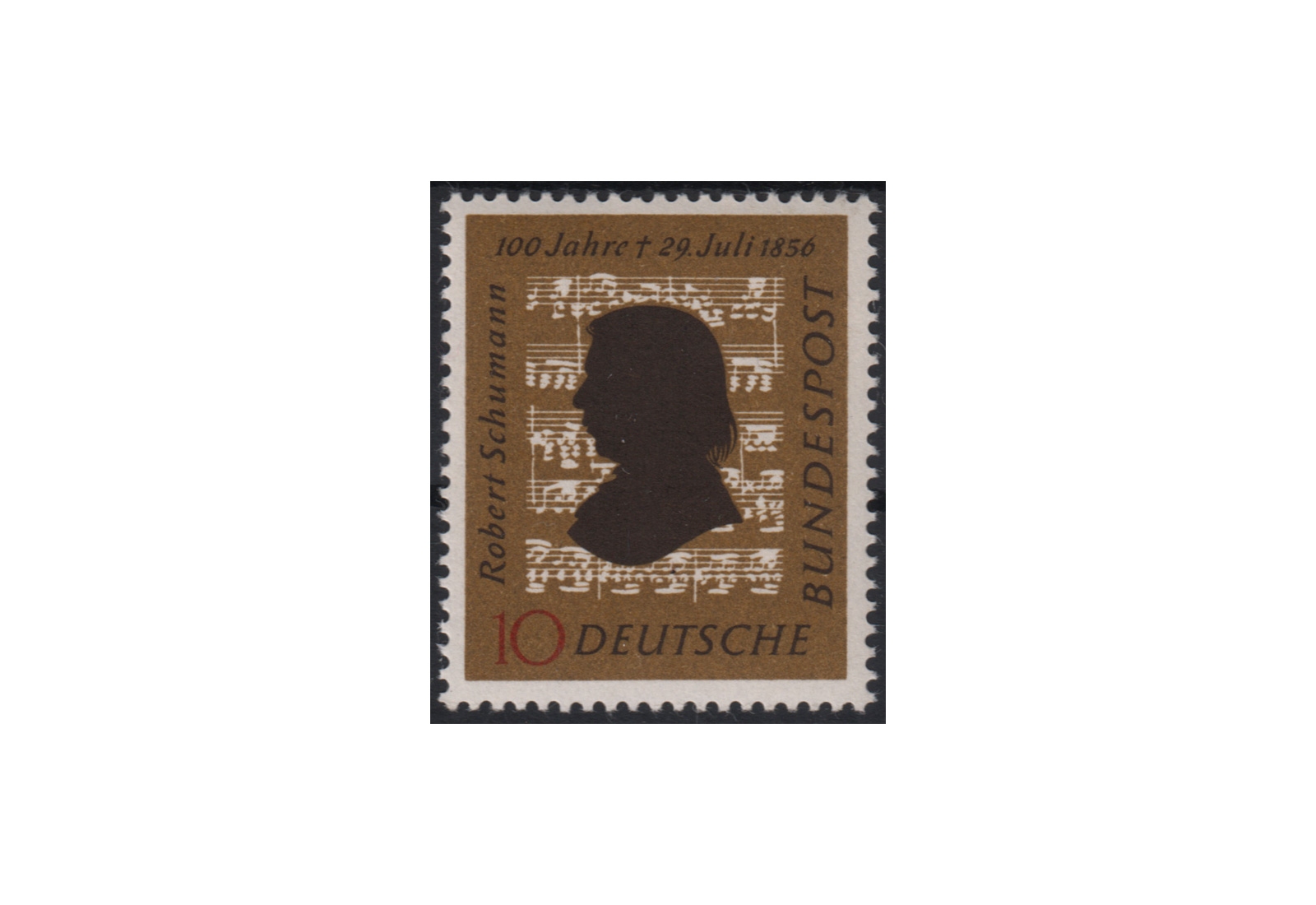 BRD 100. Todestag Robert Schumann 1956 Mi.Nr. 234 postfrisch