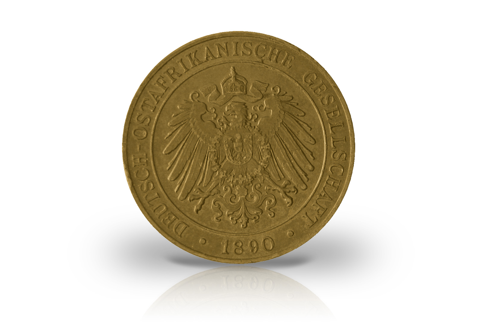 1 Pesa 1890-1892 Deutsch-Ostafrika Jaeger-Nr. 710