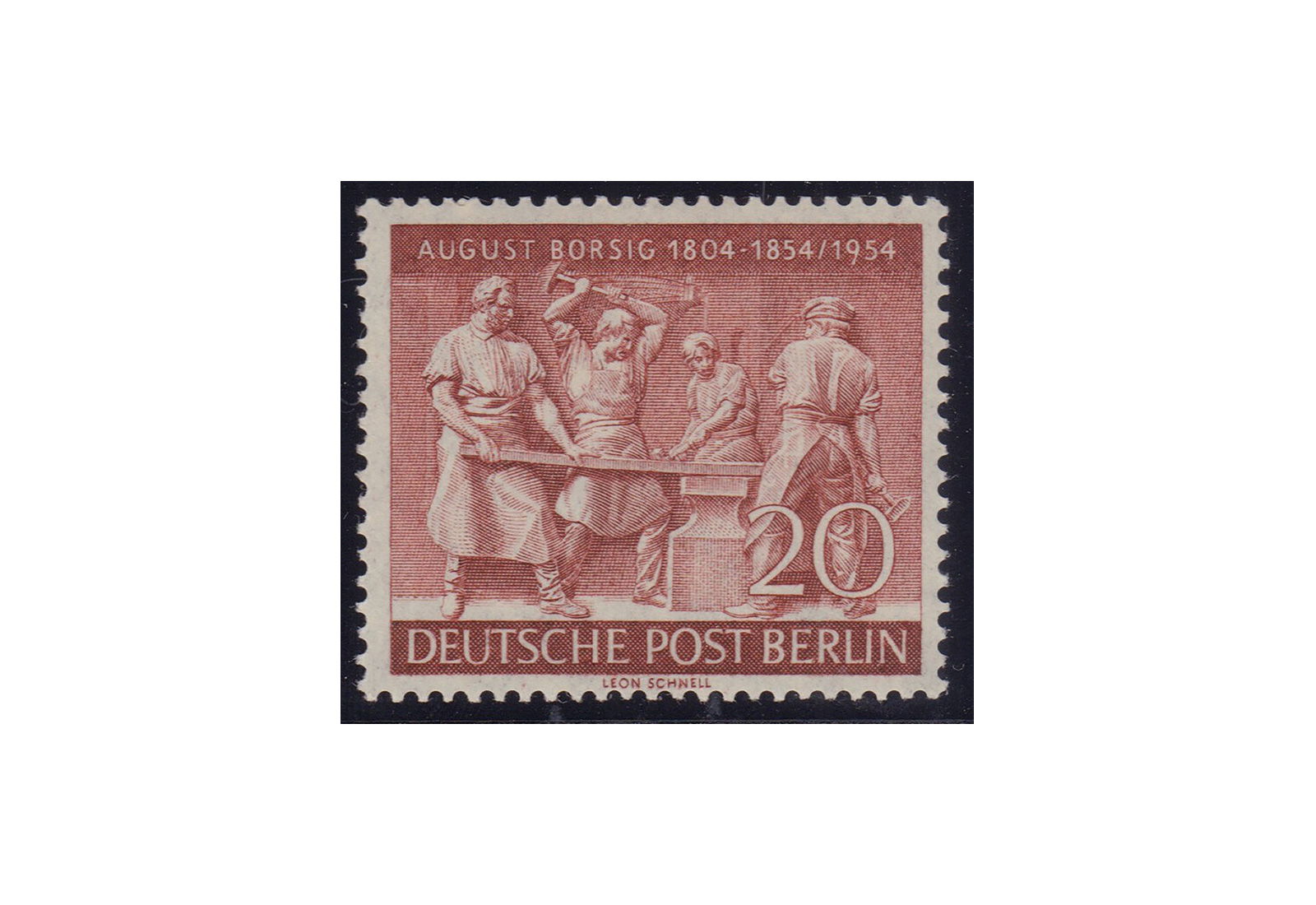 Berlin Michel-Nr. 125 postfrisch August Borsig