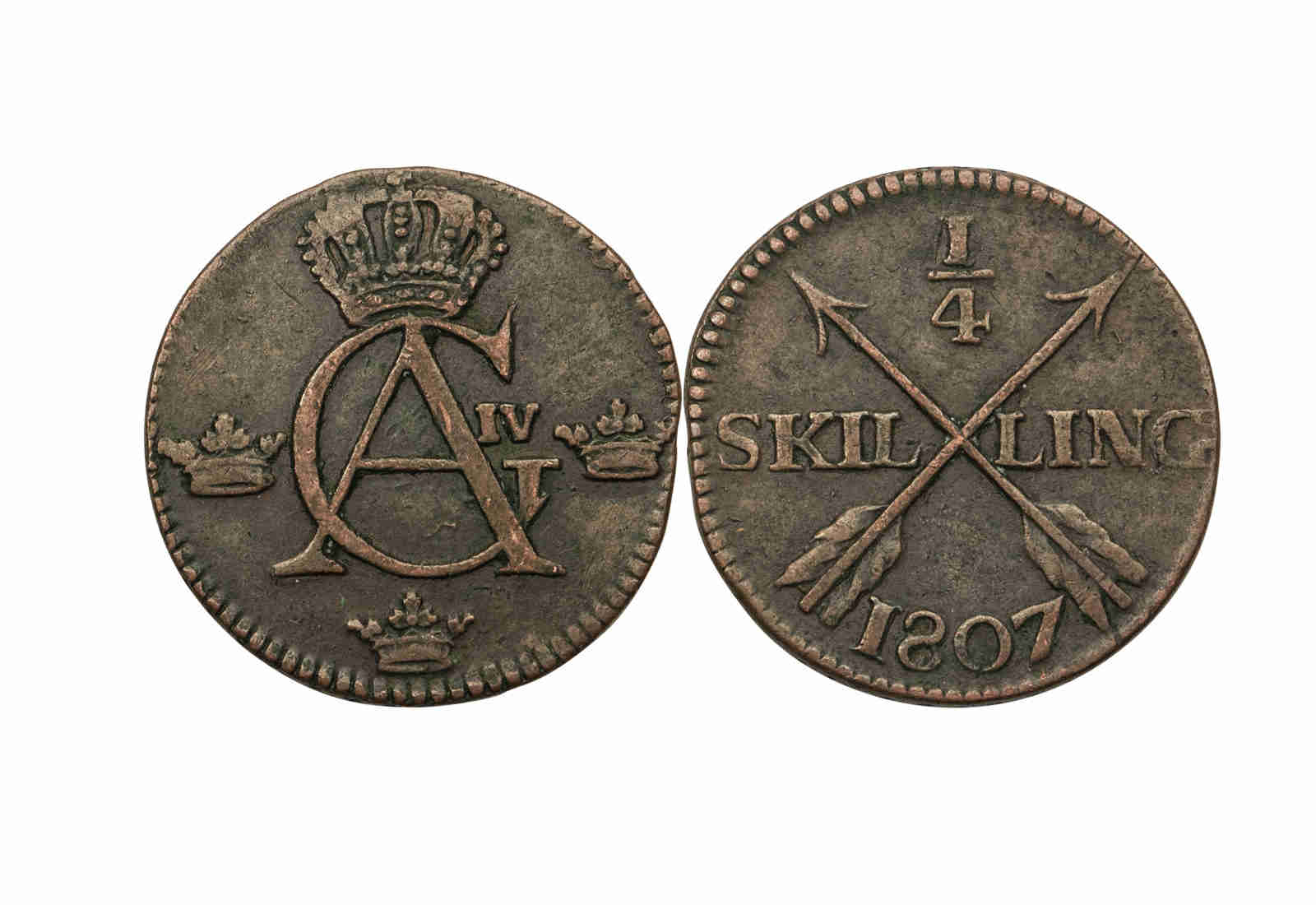 Schilling 2er Set Dänemark und Schweden