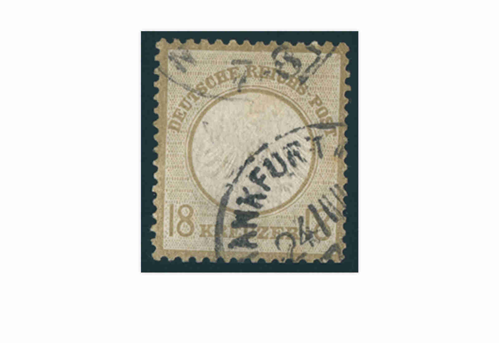 Briefmarke Deutsches Reich Brustschild 1872 Michel-Nr. 11 gestempelt