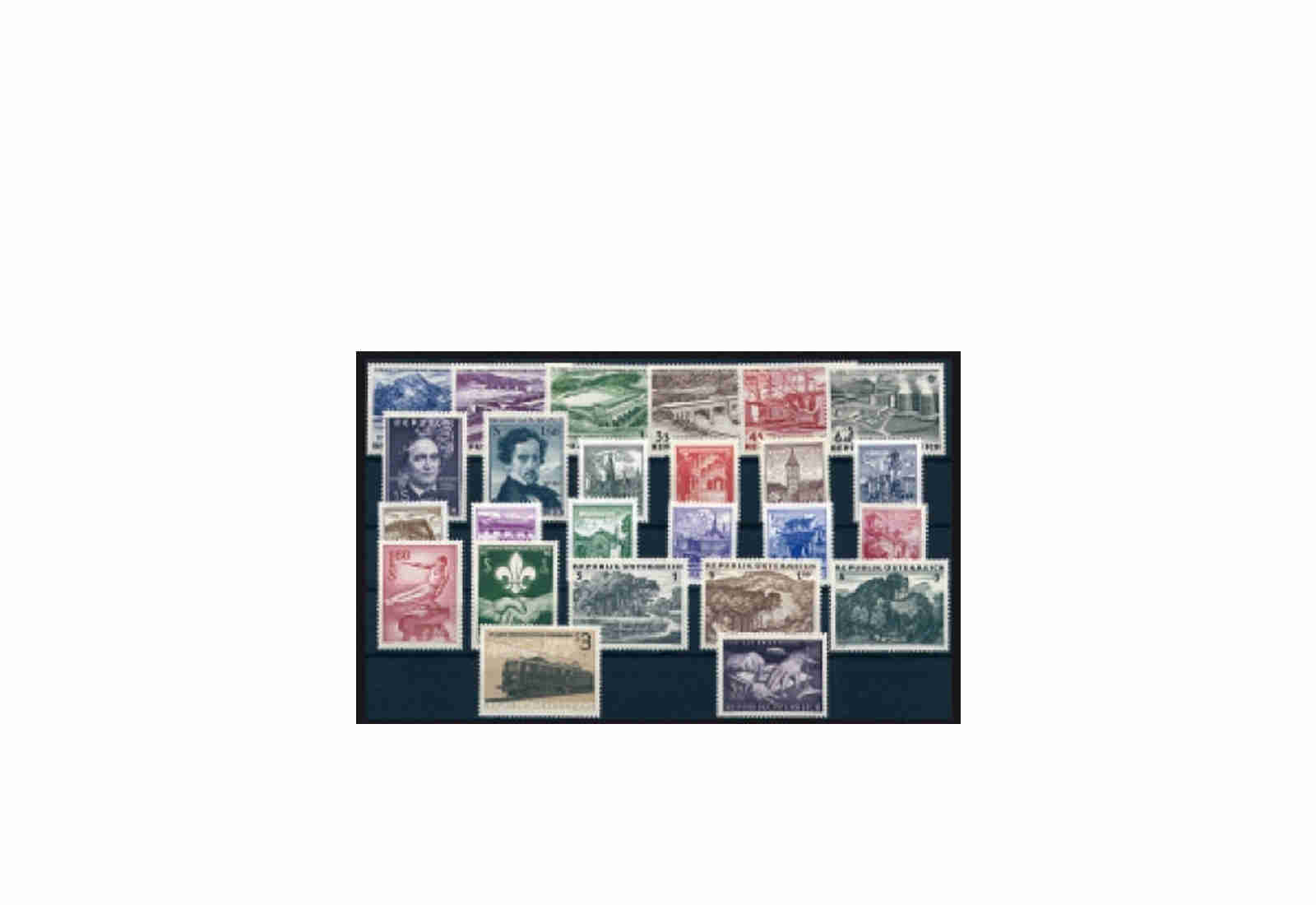 Österreich Jahrgang 1962 gestempelt