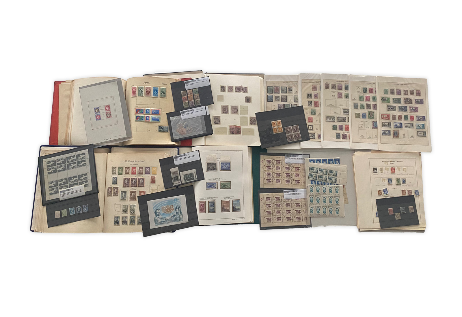 Slg Europa 1855/1977 in 4 Vordruckalben+lose Seiten