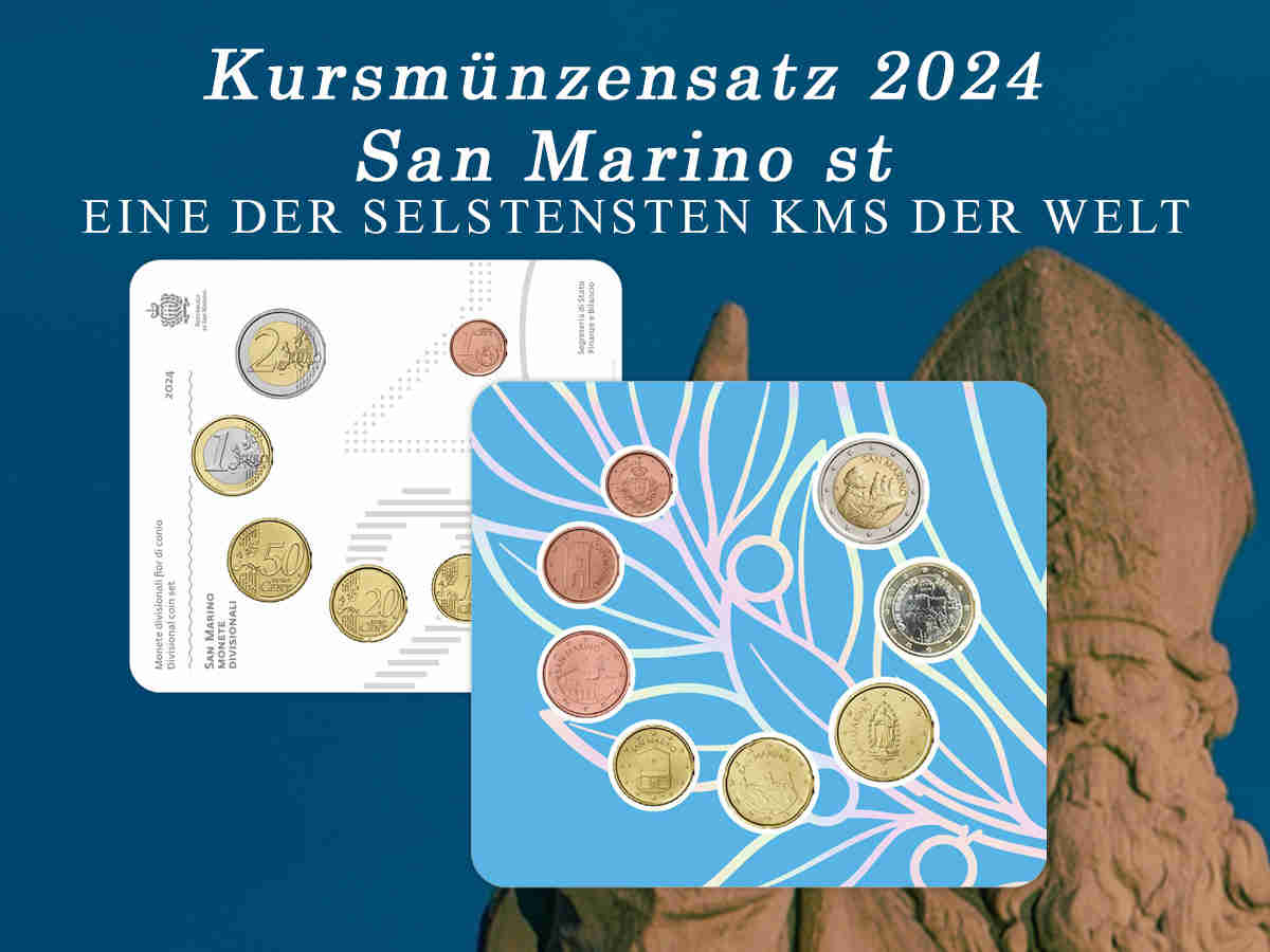 San Marino Euro-Kursmünzensatz 2024 San  st