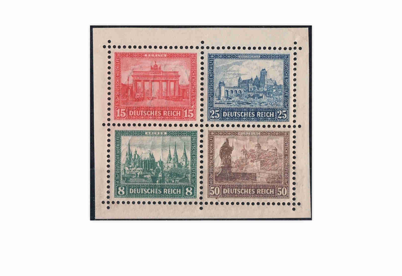 Deutsches Reich 1930 Mi.Nr. 446/449 Falz