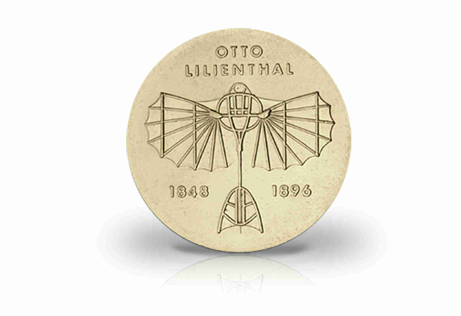 5 Mark Gedenkmünze 1973 DDR Otto Lilienthal Jaeger-Nr. 1546