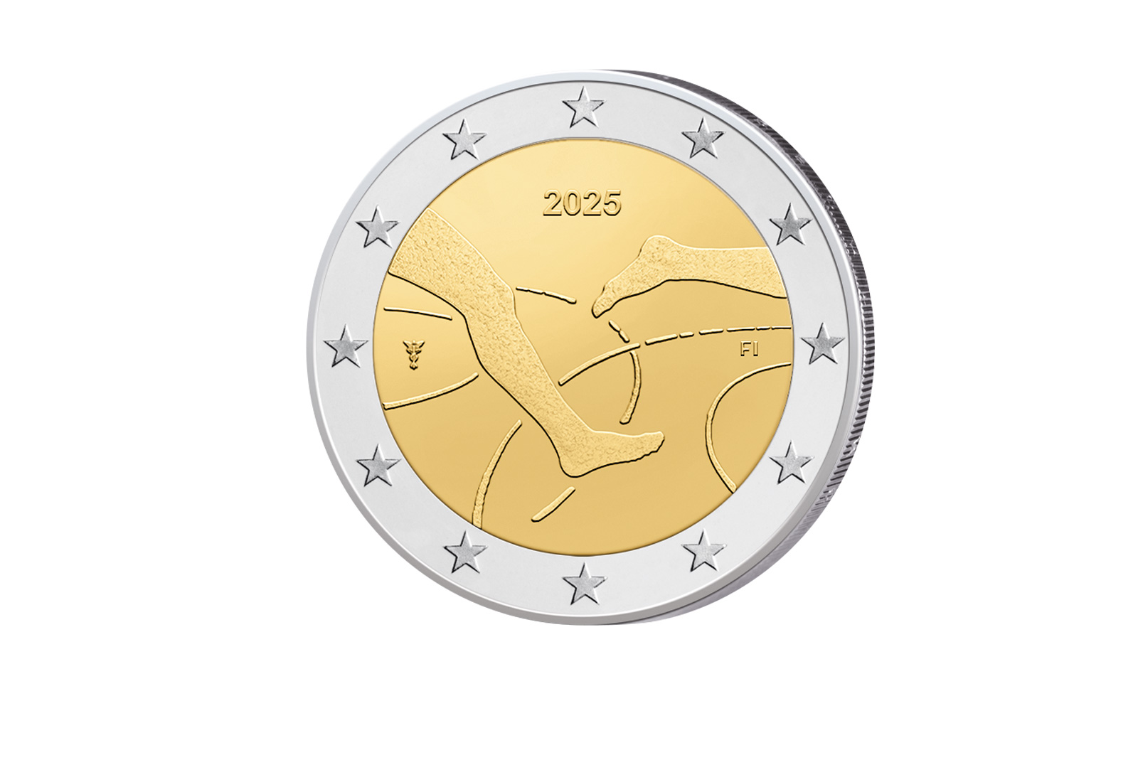 2 Euro 2025 Finnland 100 Jahre Finnland-Schweden-Leichtathletikspiel bfr.