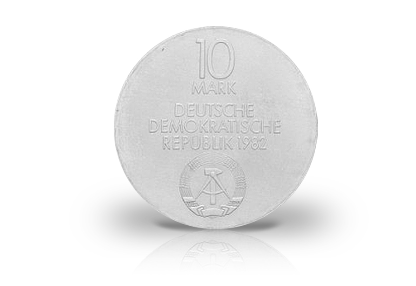 10 Mark Gedenkmünze 1982 DDR Gewandhaus Leipzig Jaeger-Nr. 1583