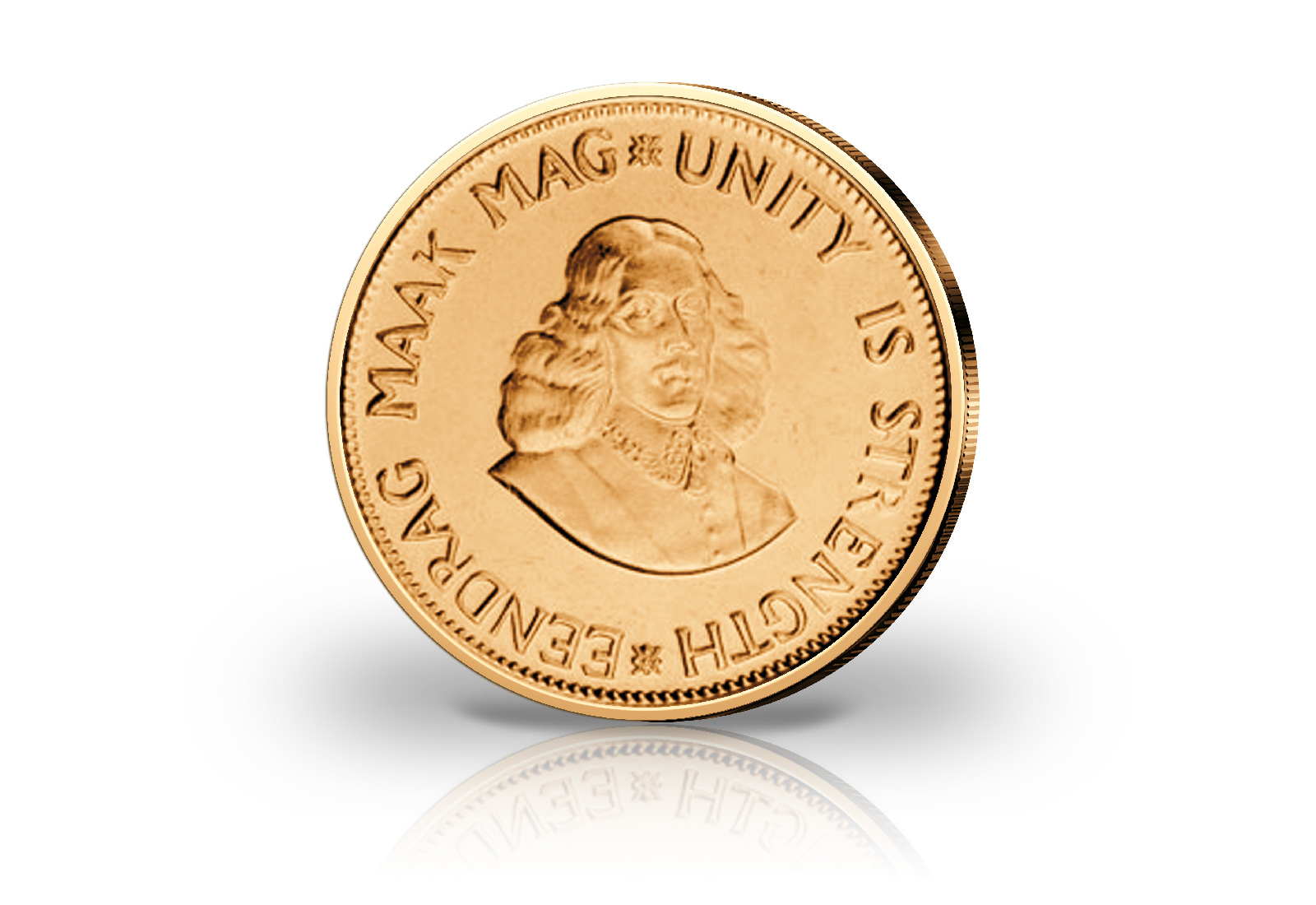 2 Rand Goldmünze 1961-1983 Südafrika Springbock / Jan von Riebeeck