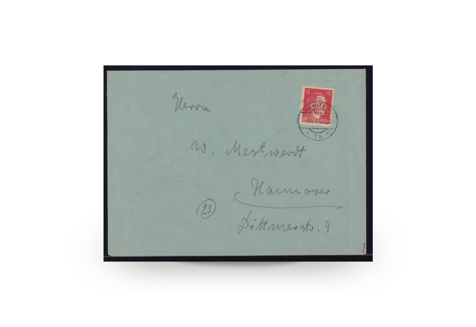 Briefmarke Deutsches Reich 1944/45 Michel-Nr. 16 gestempelt Fotoattest