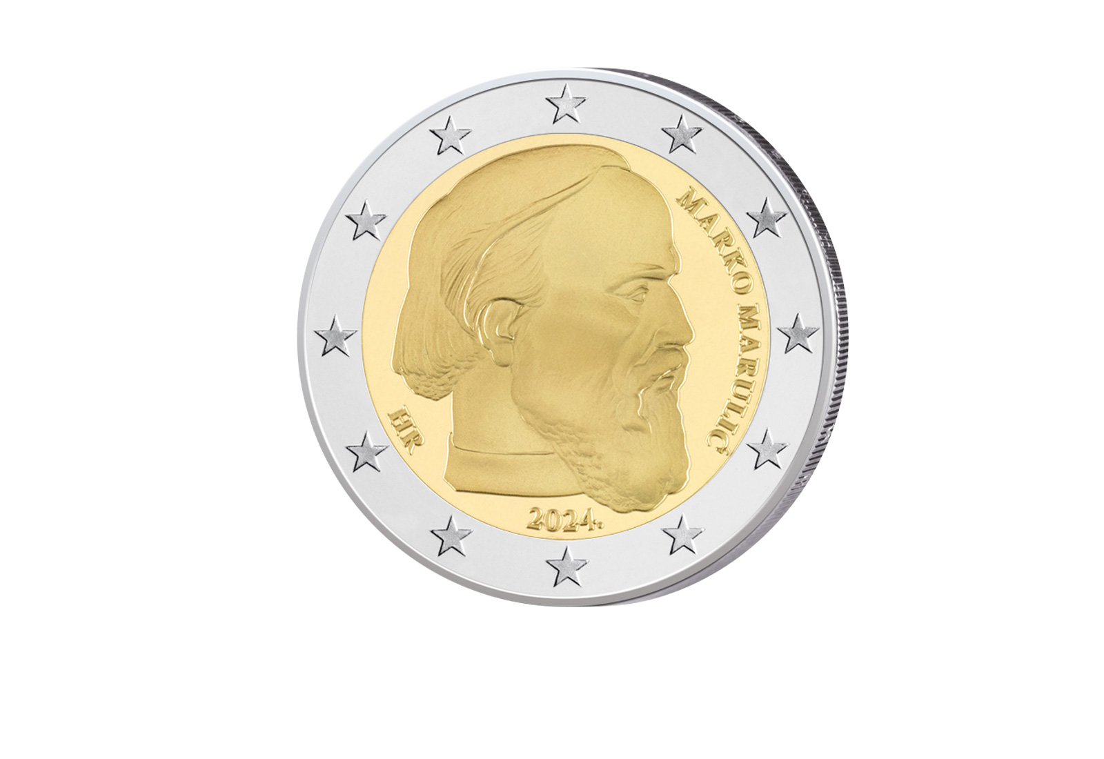 2 Euro 2024 Kroatiens Marko Marulicin Coincard