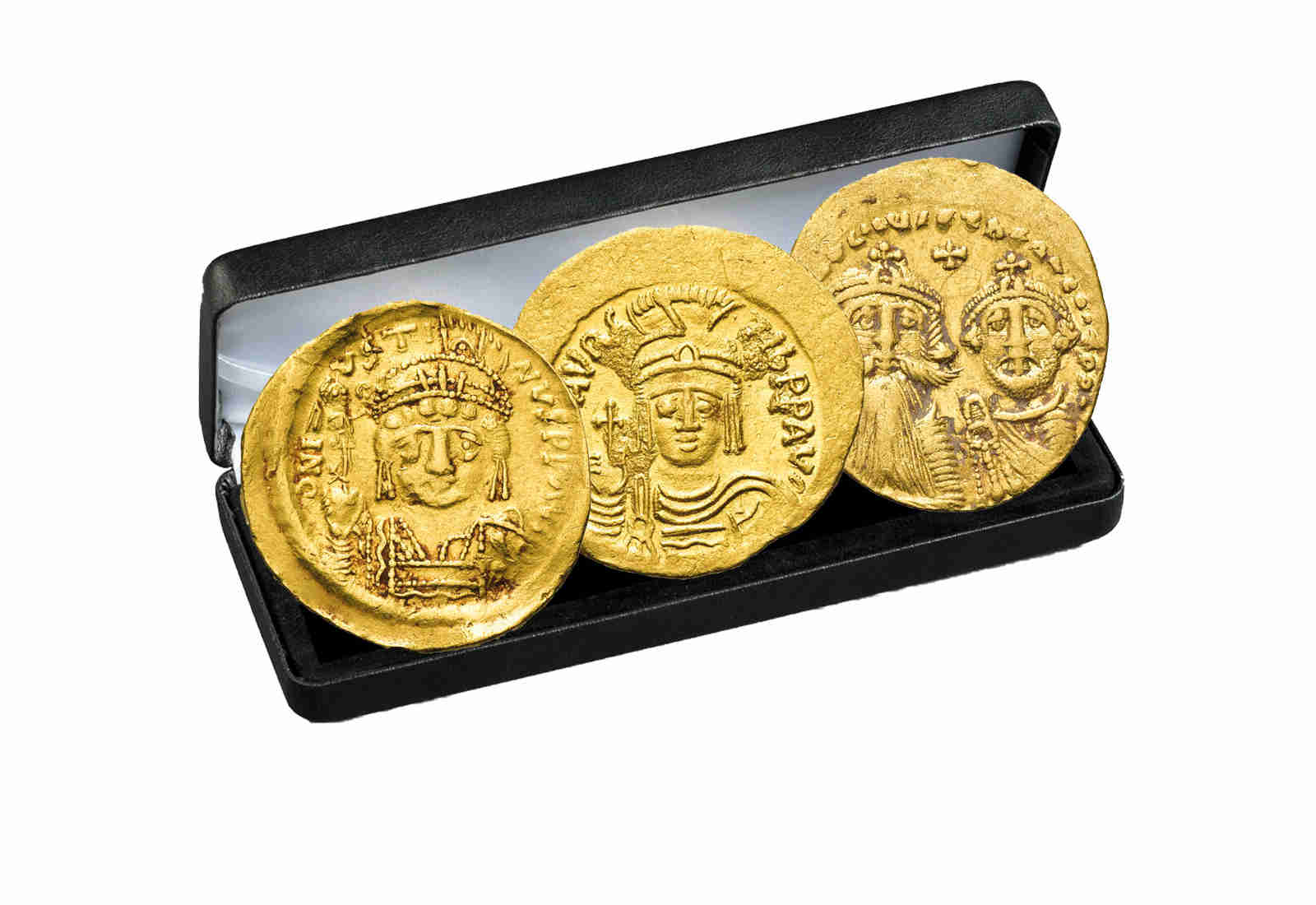 3er Set Byzantinisches Reich im Etui inklusive Zertifikat