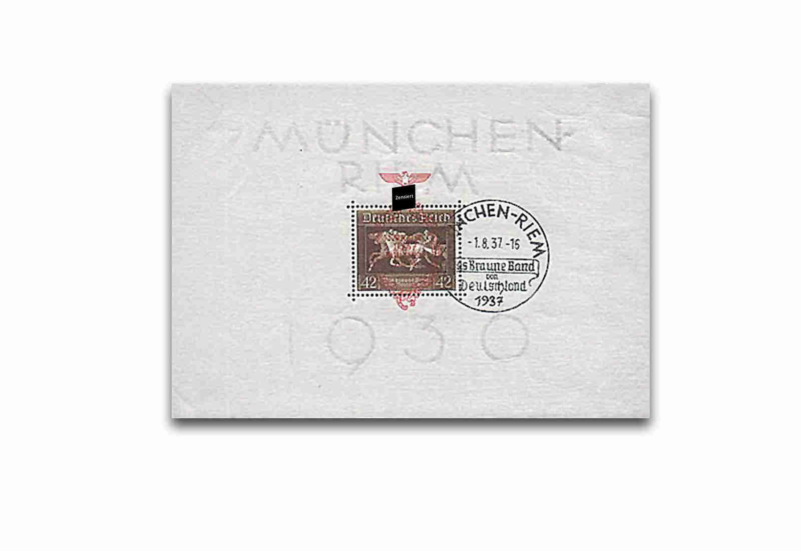 Deutsches Reich Block 10 gestempelt