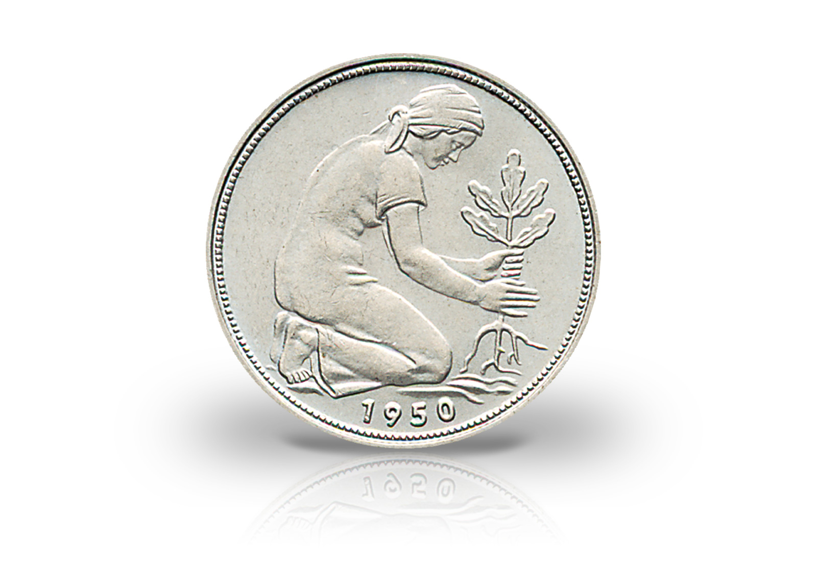 50 Pfennig 1966 BRD Prägestätte G Jaeger-Nr. 384