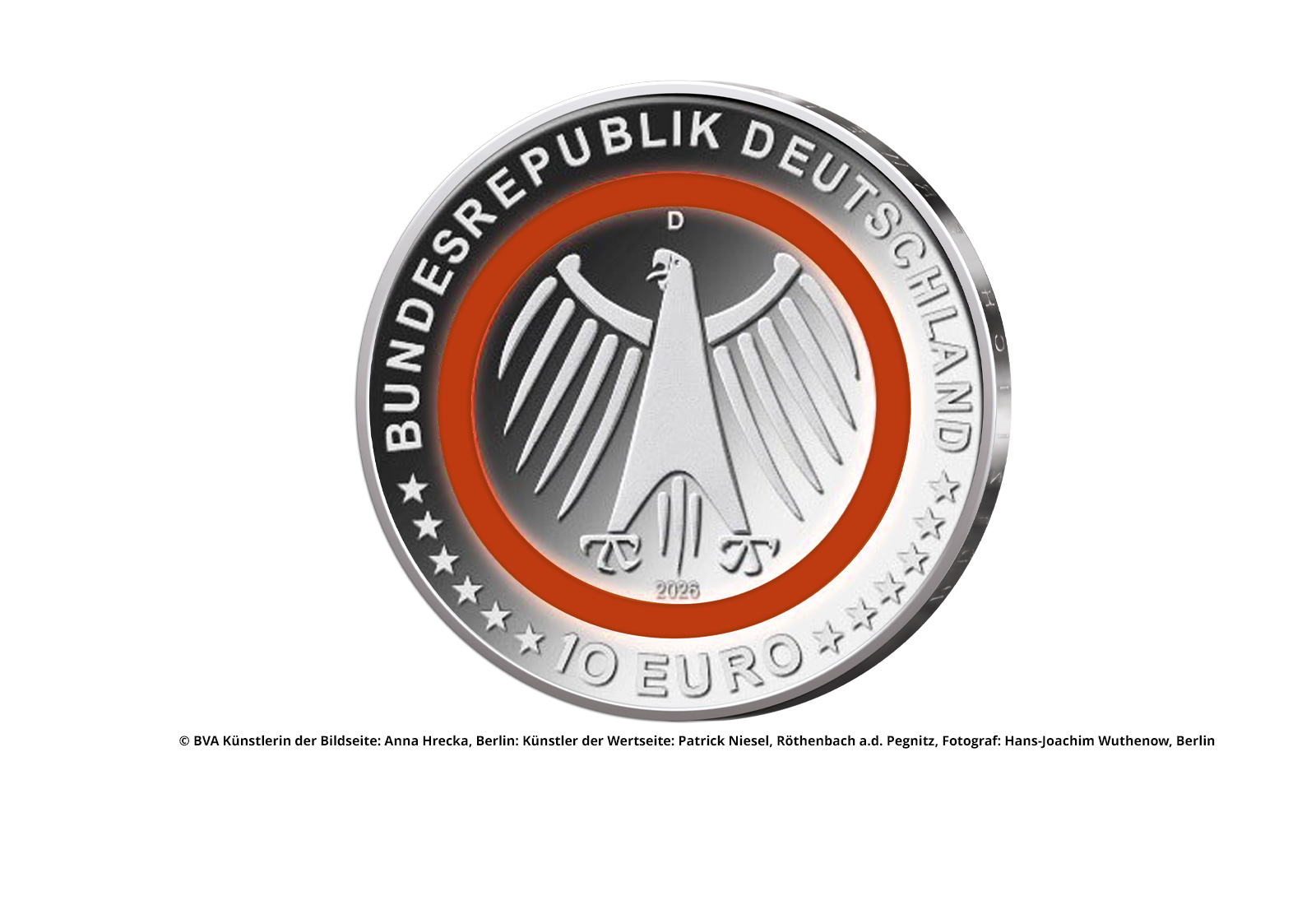 10 Euro Deutschland 2026 Rettungsdienste - Im Dienst der Gesellschaft Prägestätte unserer Wahl st