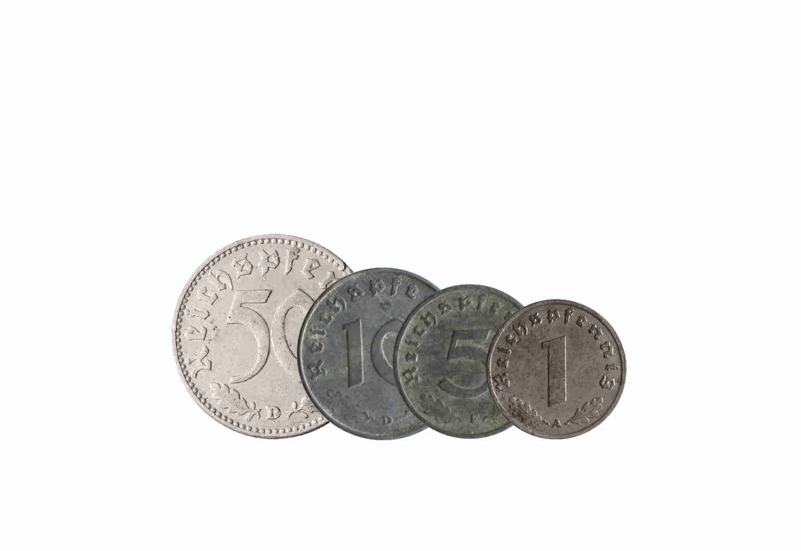 4er Set Drittes Reich Jaeger-Nr. 369-372