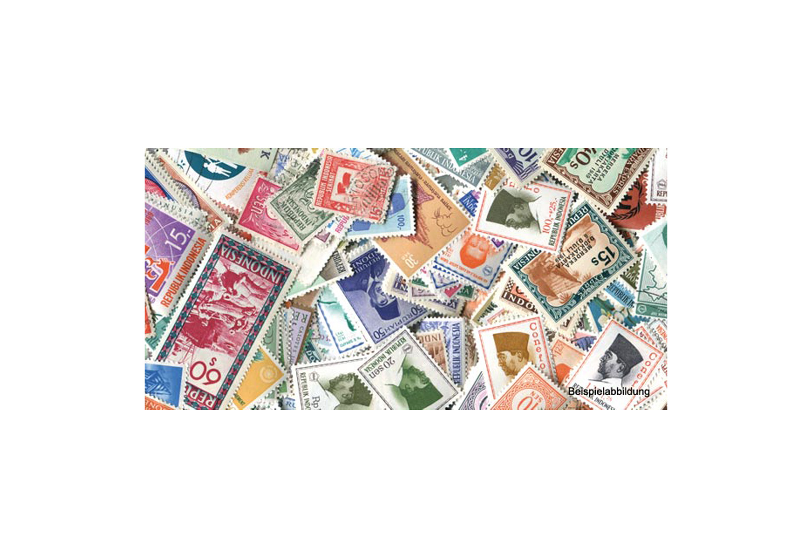 Briefmarken Indonesien 500 verschiedene Ausgaben postfrisch und gestempelt