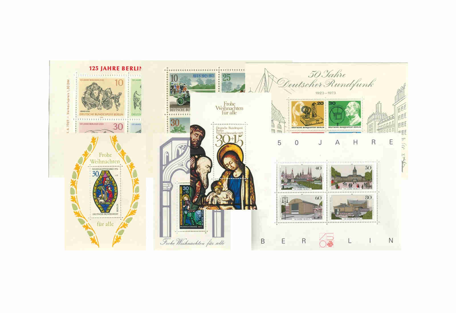 Berlin Blocks 2-8 1969-1990 postfrisch
