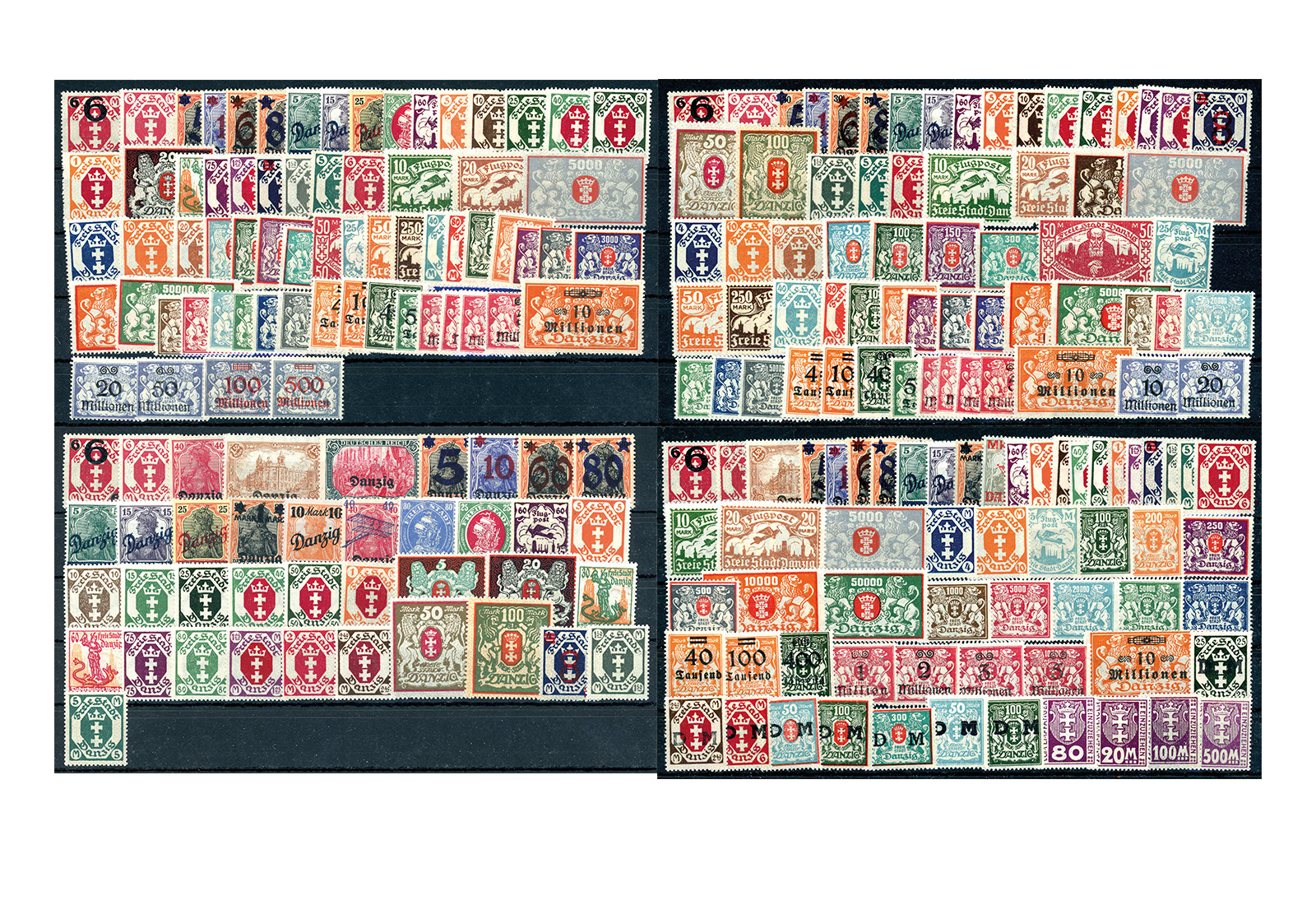 Premium Kollektion Danzig Postfrisch Lot