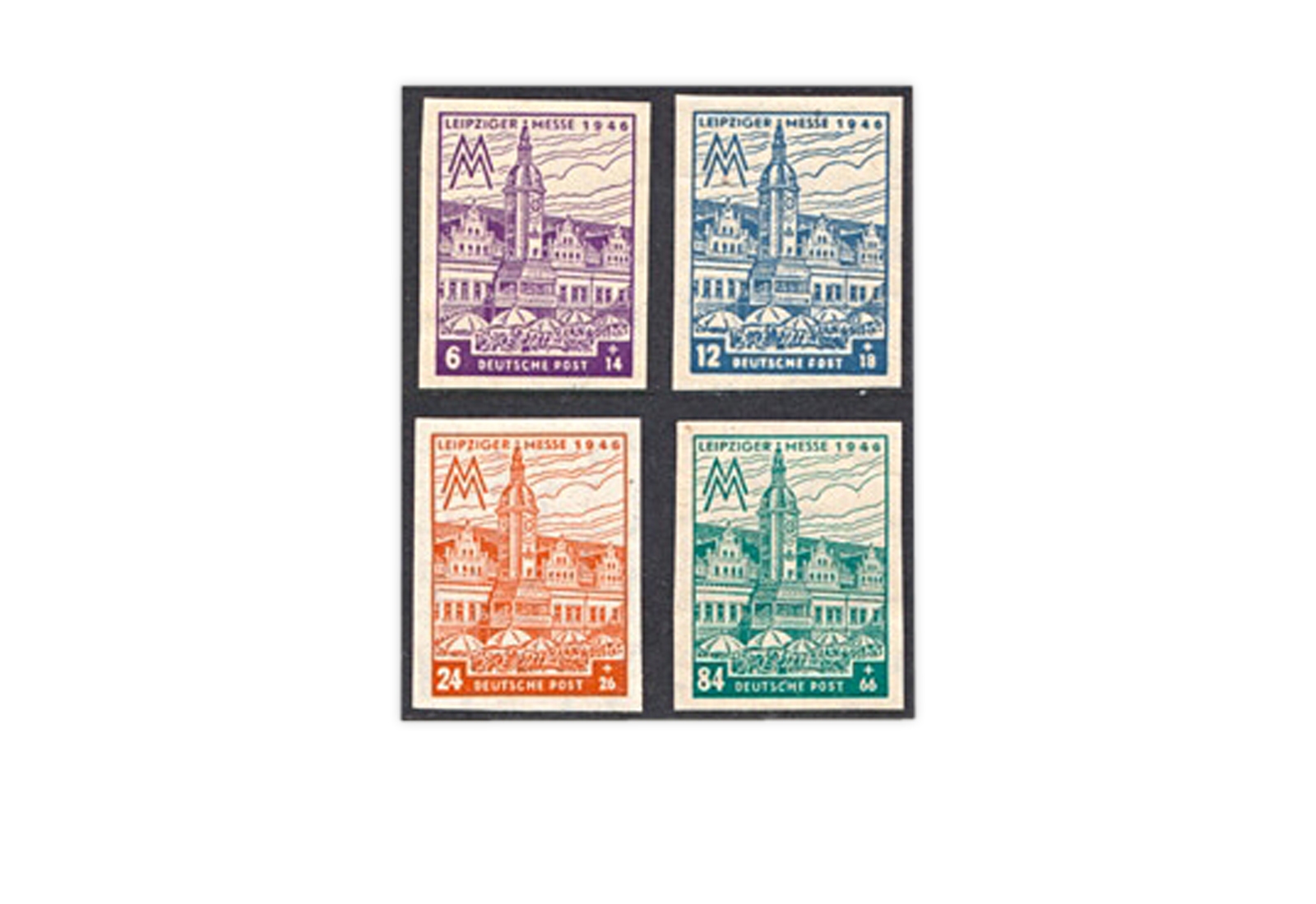 SBZ Michel-Nr. 162BY/165BY gestempelt