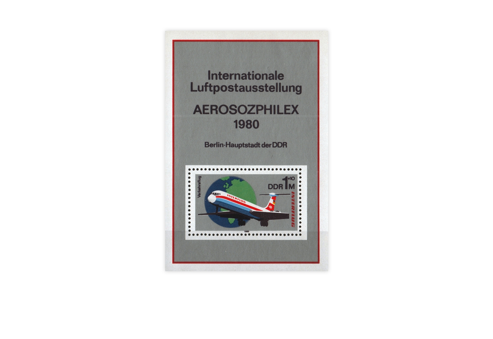 DDR Block 59 Aerosozphilex 1980 **